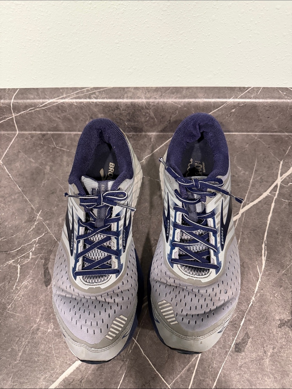 Brooks Men’s Athletic Shoes - Gray and Navy